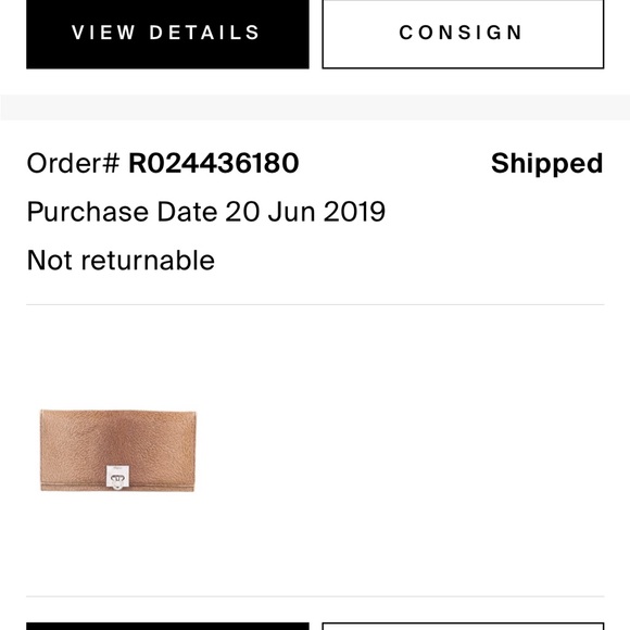 Salvatore Ferragamo brown embossed leather Gancio continental wallet with silver - Picture 8 of 8